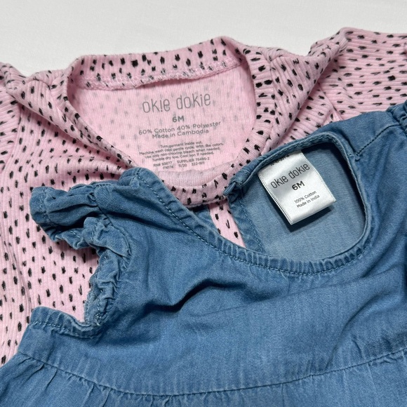 2X Okie Dokie Girl Summer Dress Size 6 months - Picture 3 of 7